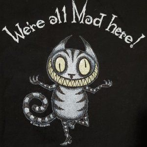 NWT Y2K Vintage Hot Topic Alice in Wonderland Mighty Fine Tshirt